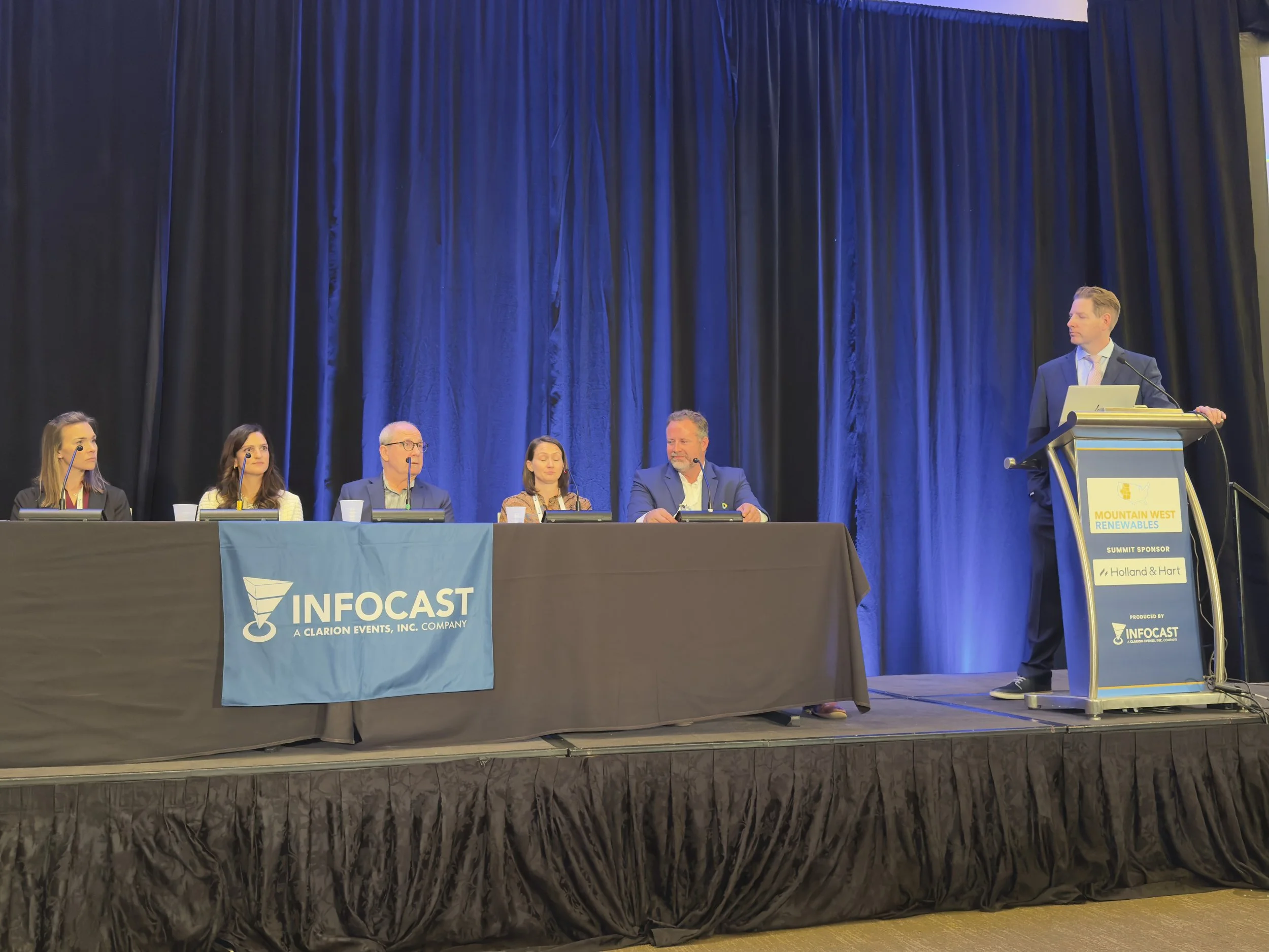 The panelists at Mountain West Renewables Summit.